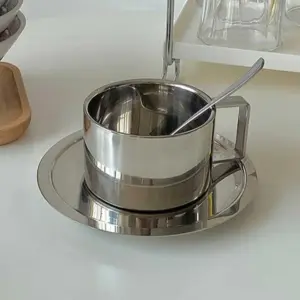 Stainless Steel 3-Piece Afternoon Tea Set - ISTANBULLU LTD
