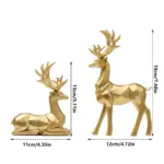 StandingReindeerGeometricSculpture Homeko6