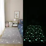 StarRocketLuminousRugsforKidsCarpetInTheBedroomGirlsBoysChildren Homeko11