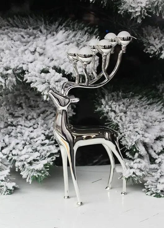 Starry Reindeer Candle Holder - ISTANBULLU LTD