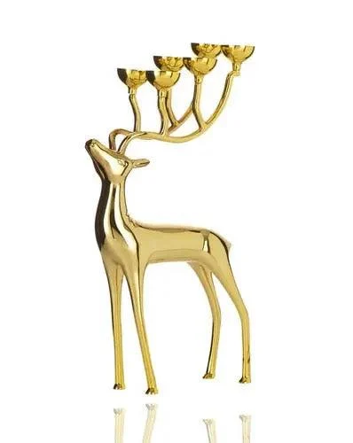 Starry Reindeer Candle Holder - ISTANBULLU LTD