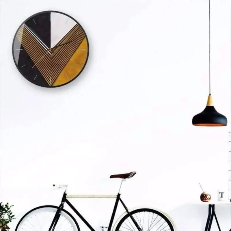 Stay On Time with Stylish 3D Geometric Wall Clock Modern Home Decor