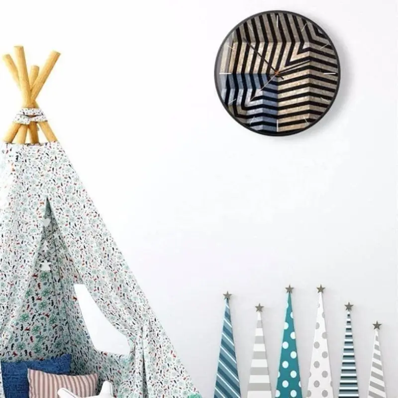 Stay On Time with Stylish 3D Geometric Wall Clock Modern Home Decor