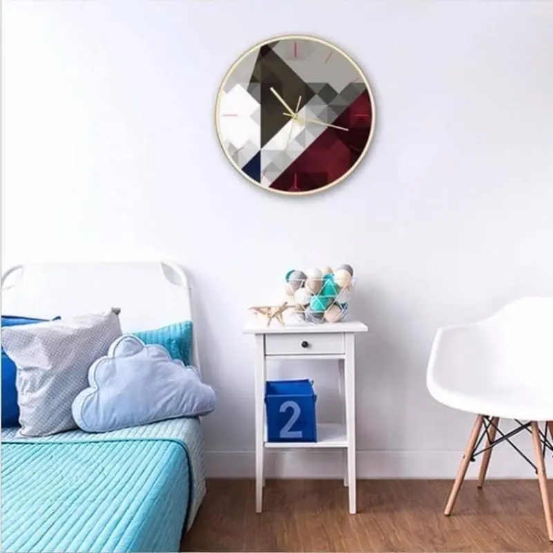 Stay On Time with Stylish 3D Geometric Wall Clock Modern Home Decor