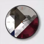 Stay On Time with Stylish 3D Geometric Wall Clock Modern Home Decor