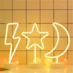 Ster Maan Bliksem Neon Licht Bord Lamp Usb Led Nachtverlichting Decoratie Voor Thuis Bruiloft Geschenken Neon 394ddf33 0765 4592 822e 0d0084442016