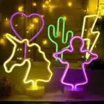 Ster Maan Bliksem Neon Licht Bord Lamp Usb Led Nachtverlichting Decoratie Voor Thuis Bruiloft Geschenken Neon e57d19c9 f95d 41b1 83df d53aeee2d015