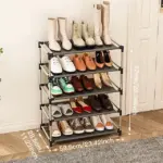 Stijlvolle Schoenenrek Metalen Eenvoudige Schoenenrek Organizer Standhouder Ruimtebesparende Zwarte Schoenenplank Voor Woonkamer.jpg 640x640 6349c1f4 e4e2 493f a430 4dcb6780c6ba