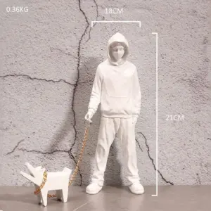 Street Dog Walking Figurine