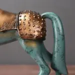 StrongHorseStatueGlazedCeramicsWarhorseRetroSculpturesandStatuesDecorationsGift Homeko4