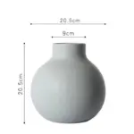 Stylish-Matt-Spherical-Ceramic-Flower-Vase-Elevate-Your-Home-Decor-2 Stylish Matt Spherical Ceramic Flower Vase Elevate Your Home Decor