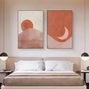 Sun And Moon Landscape