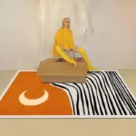 SunMoonArtCarpetsLivingRoomRugsBedroomDoorMatAreaDecor Homeko1