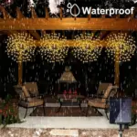 Suspended Solar Firework Light 360 480 Led Star Burst Light Outdoor Waterproof 8Mode Eave Garden Tree b26c43f9 387a 4754 a4ca a2f6486b7396
