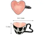 SweetCeramicHeartShapedMug