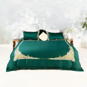Vienna Green – Duvet Cover Set Made of Egyptian Cotton