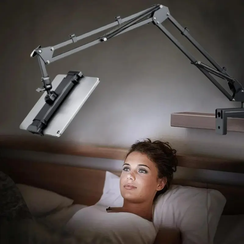 Tablet Houder Voor Bed Verstelbare Desktop Stand Aluminium Arm Mount Ondersteuning Voor 4 12 9 Ipad.jpg Photoroom ee65f540 a85a 4bb8 9527 51cd75c0564f