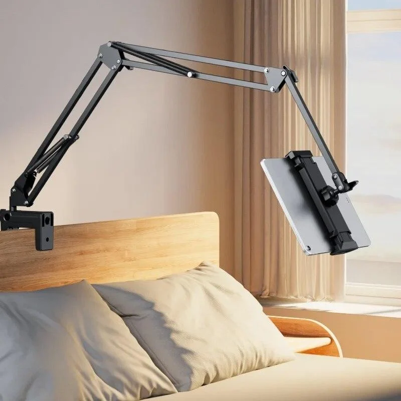 Tablet Stand 360 Roterend Bed Desktop Telefoon Mount Met Aluminium Arm Voor Ipad Pro Air Mini.jpg 1