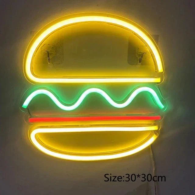 Tacos Hamburger Pizza Hot Dog Neon Sign Night Light Burger Wall Hanging Led Restaurant Burger Shop.jpg 640x640 9f0d2d71 580f 4e3e B7b1 B6e83ee31f19