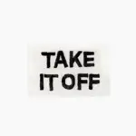 Take It Off Hand Crafted Bath Mat Homeko
