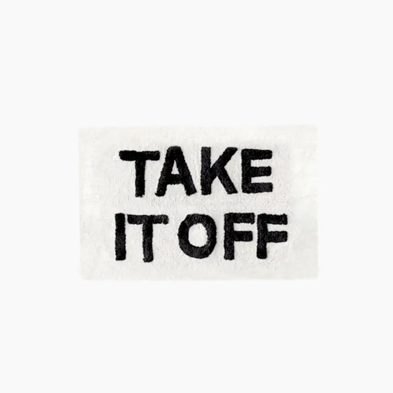 Take It Off Hand Crafted Bath Mat Homeko