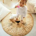Tapis de jeu pour enfants nouveaux dessins anim s nordique rond Lion accessoires de photographie pour 848dca09 9db7 4e0a a6b1 5fbae4bf1946