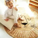 Tapis de jeu pour enfants nouveaux dessins anim s nordique rond Lion accessoires de photographie pour ba631916 820f 448a a946 addf61e47d4c