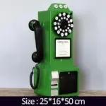 TelephoneModelVintageMetalOrnamentEuropeanPhotoPropsSculpturesandStatues Homeko10