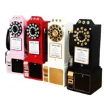TelephoneModelVintageMetalOrnamentEuropeanPhotoPropsSculpturesandStatues Homeko4