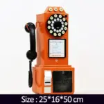 TelephoneModelVintageMetalOrnamentEuropeanPhotoPropsSculpturesandStatues Homeko9