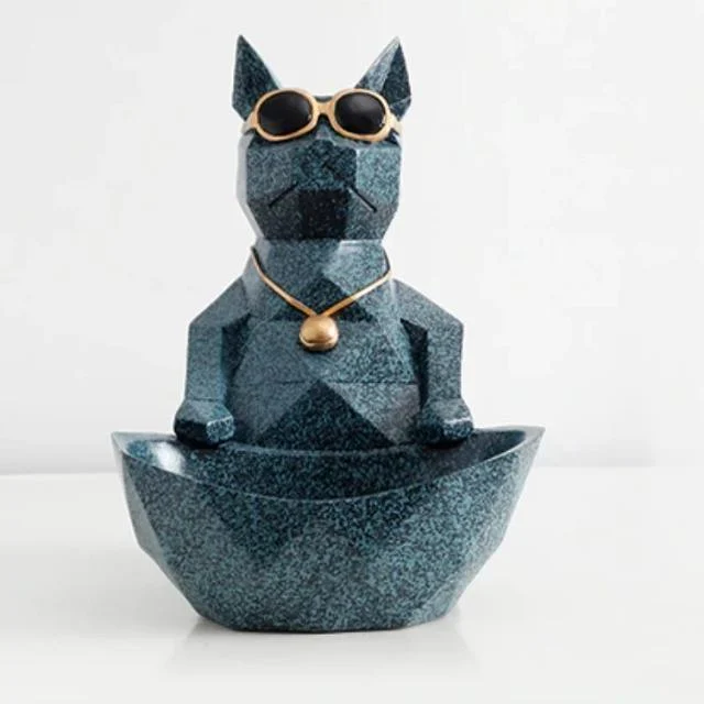 Texture Blue Cat Bowl S