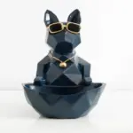 Texture_blue_dog_bowl_S Texture blue dog bowl S