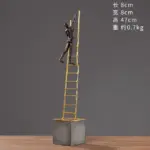 ThinkerSittingOnGoldStairsSculpturesandStatuesforDecoration-Homeko1 ThinkerSittingOnGoldStairsSculpturesandStatuesforDecoration Homeko1