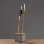 ThinkerSittingOnGoldStairsSculpturesandStatuesforDecoration-Homeko3 ThinkerSittingOnGoldStairsSculpturesandStatuesforDecoration Homeko3