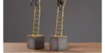ThinkerSittingOnGoldStairsSculpturesandStatuesforDecoration-Homeko6 ThinkerSittingOnGoldStairsSculpturesandStatuesforDecoration Homeko6