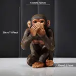 ThreeMonkeysOrnament-Homeko1 ThreeMonkeysOrnament Homeko1