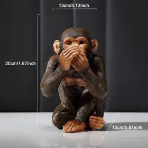 Three Monkeys Ornament