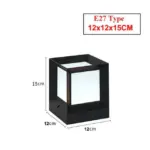 Thrisdar E27 12W Outdoor Fence Gate Pillar Light Courtyard Balcony Lawn Bollard Lamp Villa Corridor Chapiter.jpg 640x640 6a4be1ee 1f3b 414c 8c26 94a41b3c70ed