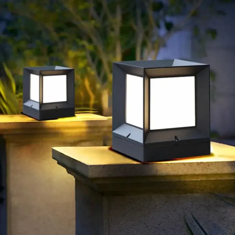 Thrisdar E27 12W Outdoor Fence Gate Pillar Light Courtyard Balcony Lawn Bollard Lamp Villa Corridor Chapiter 182e95cc ca4b 4eb5 bbf5 4e3489c03c6e