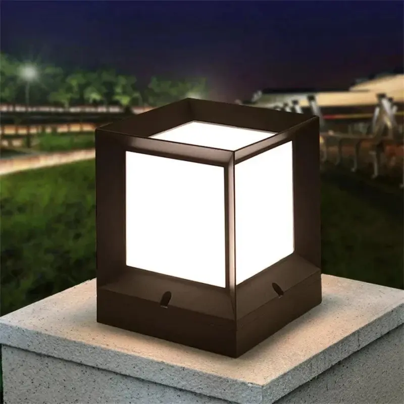 Thrisdar E27 12W Outdoor Fence Gate Pillar Light Courtyard Balcony Lawn Bollard Lamp Villa Corridor Chapiter 4cd7feef e6a4 479f 9d0d 6e73b6fce6a6