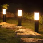 Thrisdar E27 Stainless Steel Outdoor Garden Lawn Light Aisle Courtyard Pathway Light Villa Landscape Post Bollard 86f6bc42 83df 4f62 ac2f 35466a3082b6