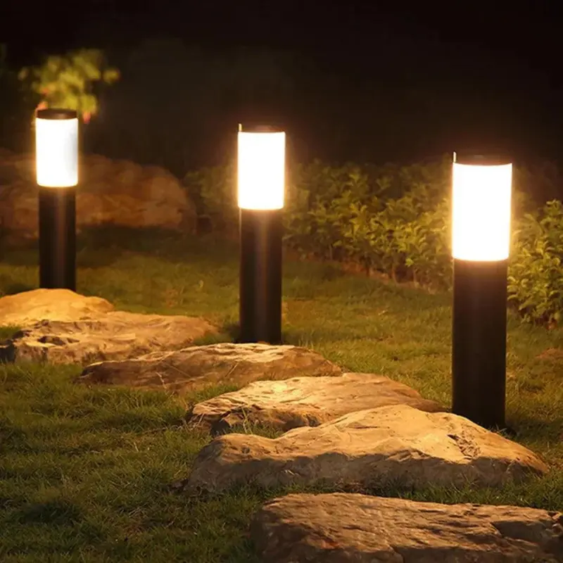 Thrisdar E27 Stainless Steel Outdoor Garden Lawn Light Aisle Courtyard Pathway Light Villa Landscape Post Bollard 86f6bc42 83df 4f62 ac2f 35466a3082b6