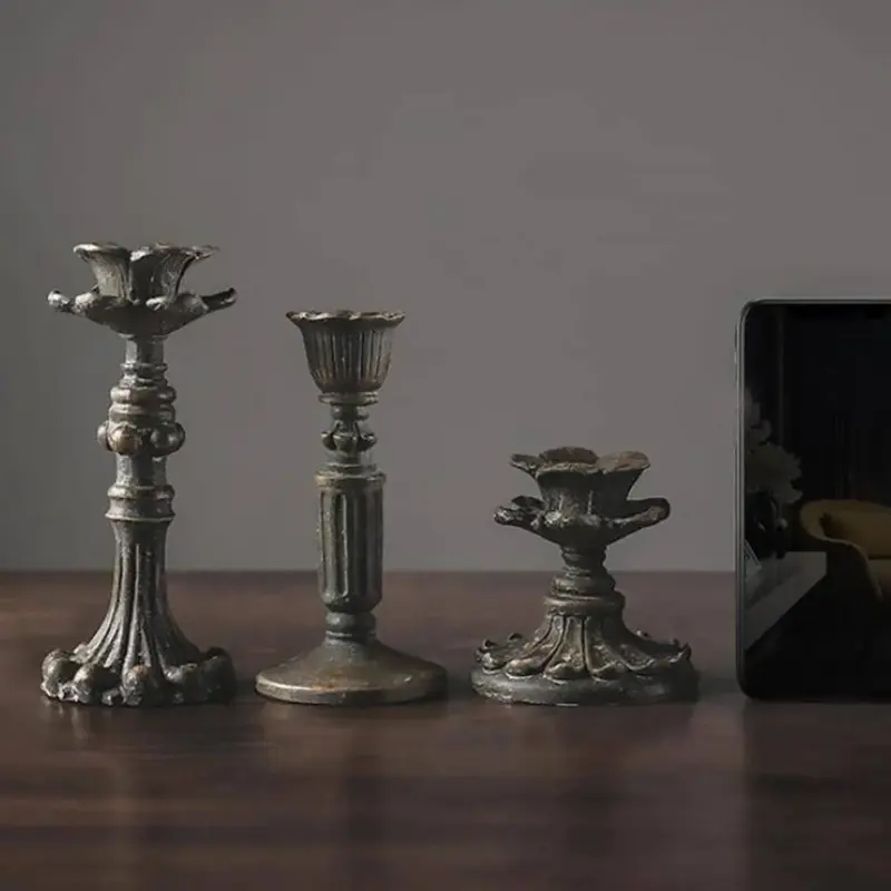 Timeless Elegance Antique Style French Candlestick