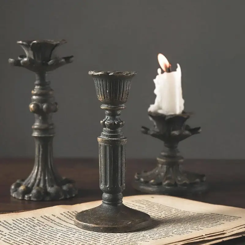 Timeless Elegance Antique Style French Candlestick