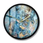 Timeless Marble Art Wall Clock A Unique Statement Piece