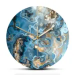 Timeless Marble Art Wall Clock A Unique Statement Piece