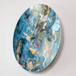 Timeless Marble Art Wall Clock A Unique Statement Piece