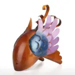 Toucan Iron Sculpture Garden Decor Playful Cartoon Inspired Design