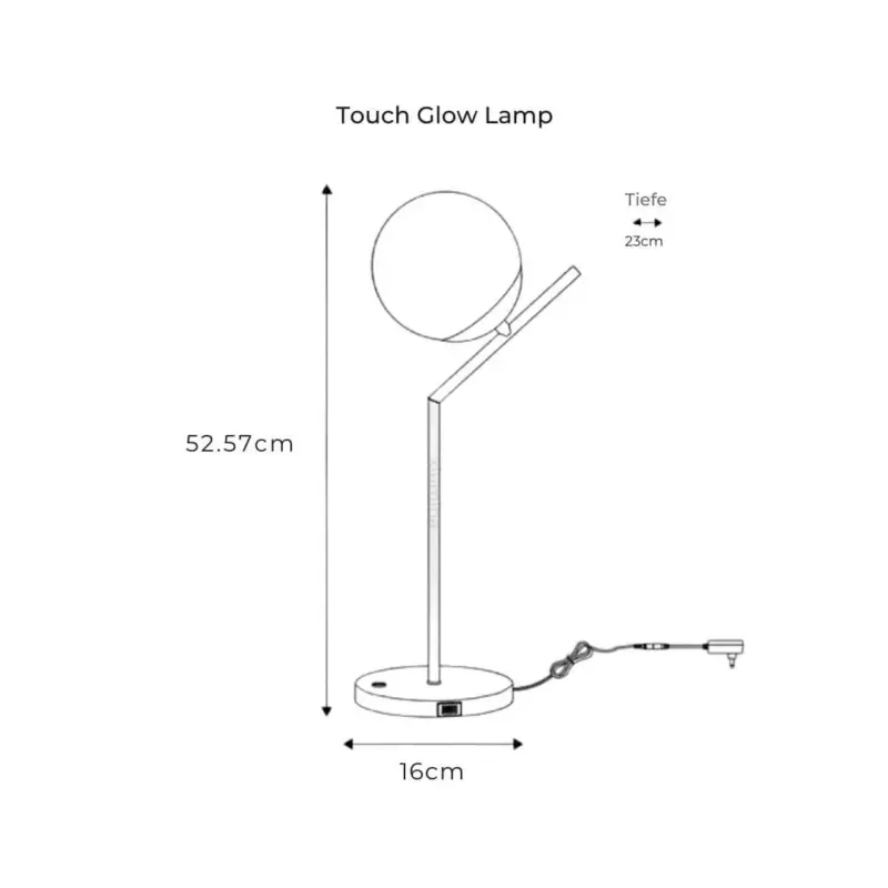 Touch Glow Tischlampe Modernes dimmbares LED Design fur jeden Raum 10 xlumina cb163910 fc39 4ab7 8bc5 93eb7e449f3d