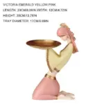 Tray Girl Sculpture Decorfaure